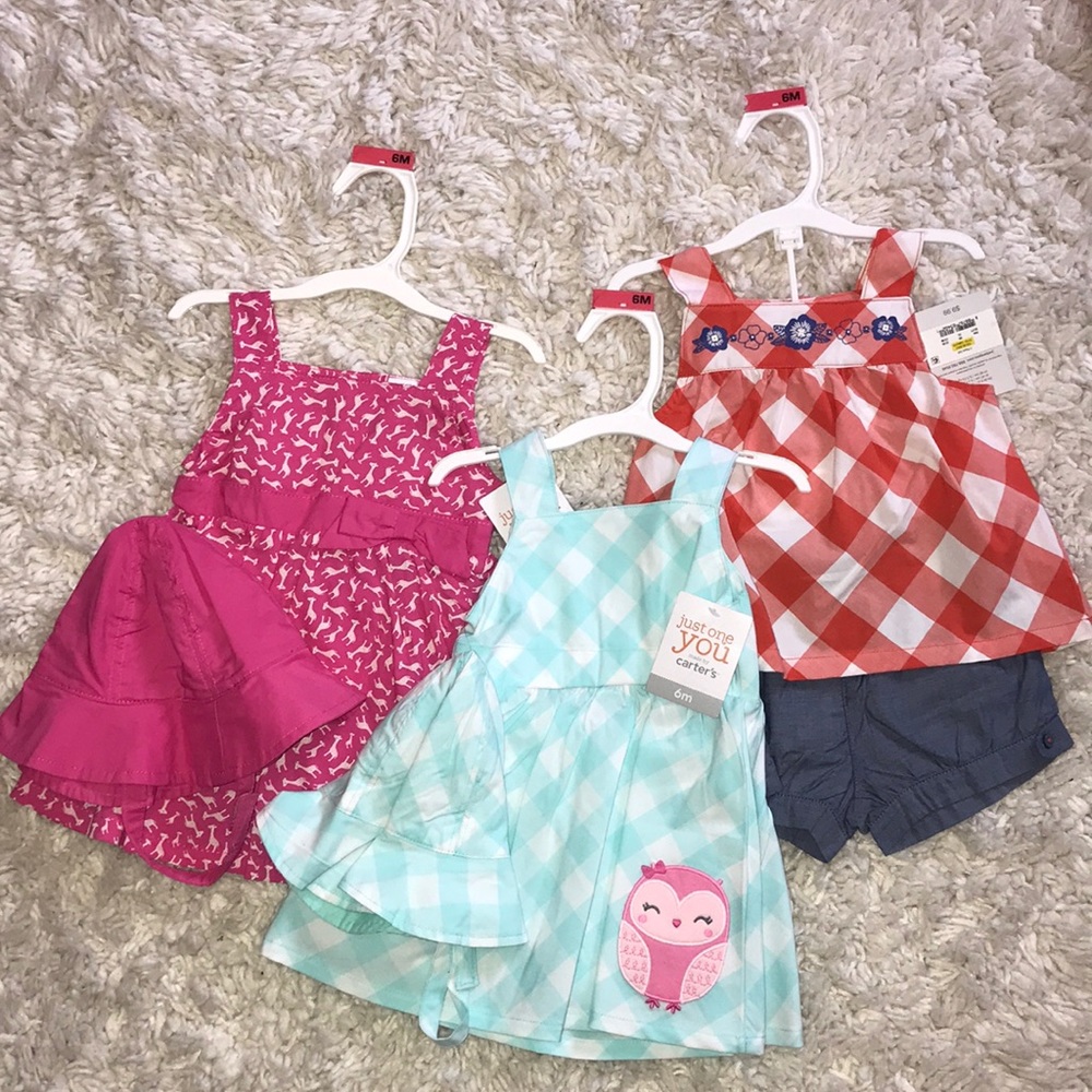 6 month baby girl sets bundle